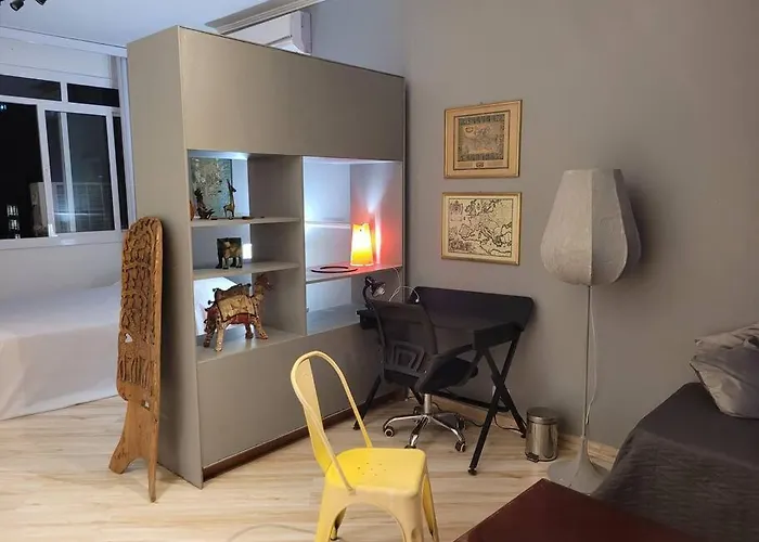 15 Andar, Studio, Centro, Vista Incrível Apartamento *