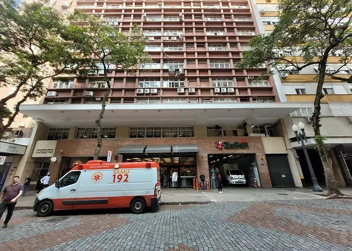 15 Andar, Studio, Centro, Vista Incrível Apartamento *