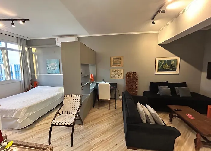 15 Andar, Studio, Centro, Vista Incrível Apartamento